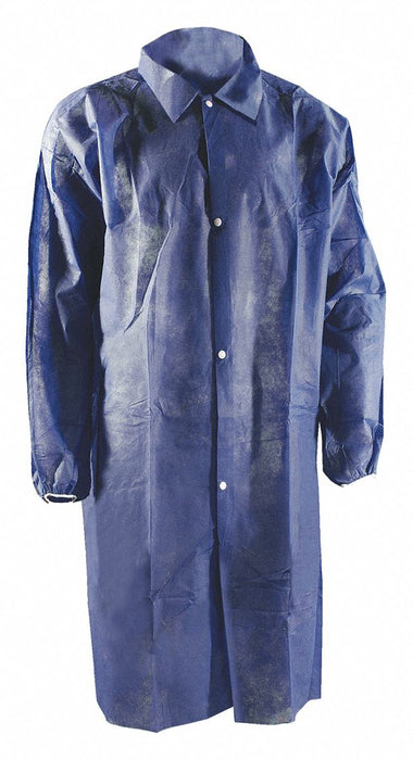 Disposable Lab Coat L 39-1/2 L PK30