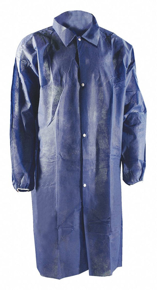 Disposable Lab Coat L 39-1/2 L PK30