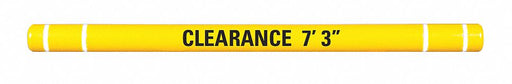 Clearance Bar 7-3/8 O.D. 80 L Yellow