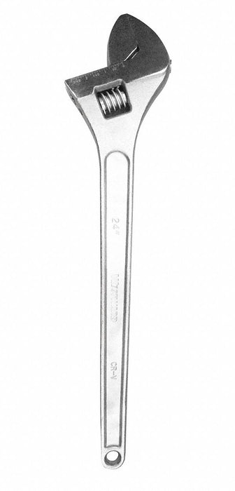 Adj. Wrench Steel Chrome 24-3/64 