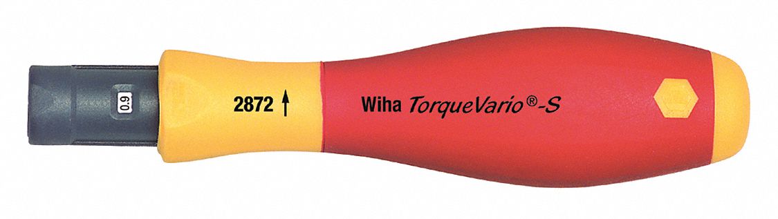 Adj Trq Scrdrvr 6 mm 0.8 to 5 Nm