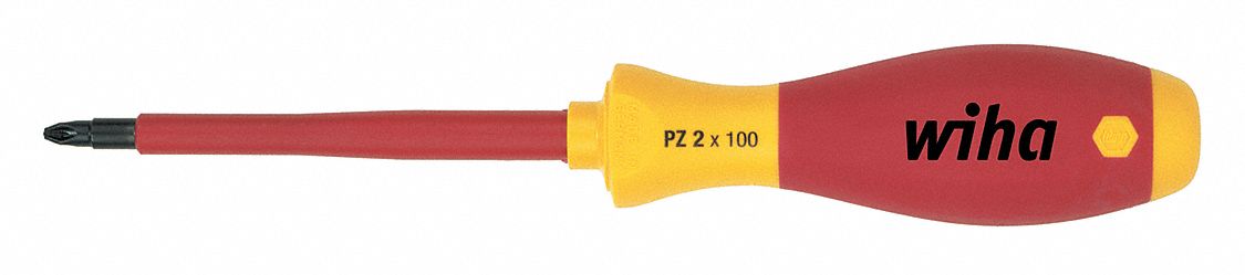 InsulPozidrivScrewdriver Pz #1 Rd Round