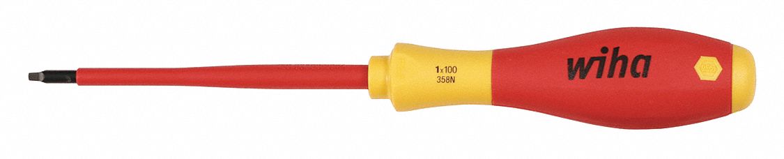 InsulScrewdriver Square #2 Red Round