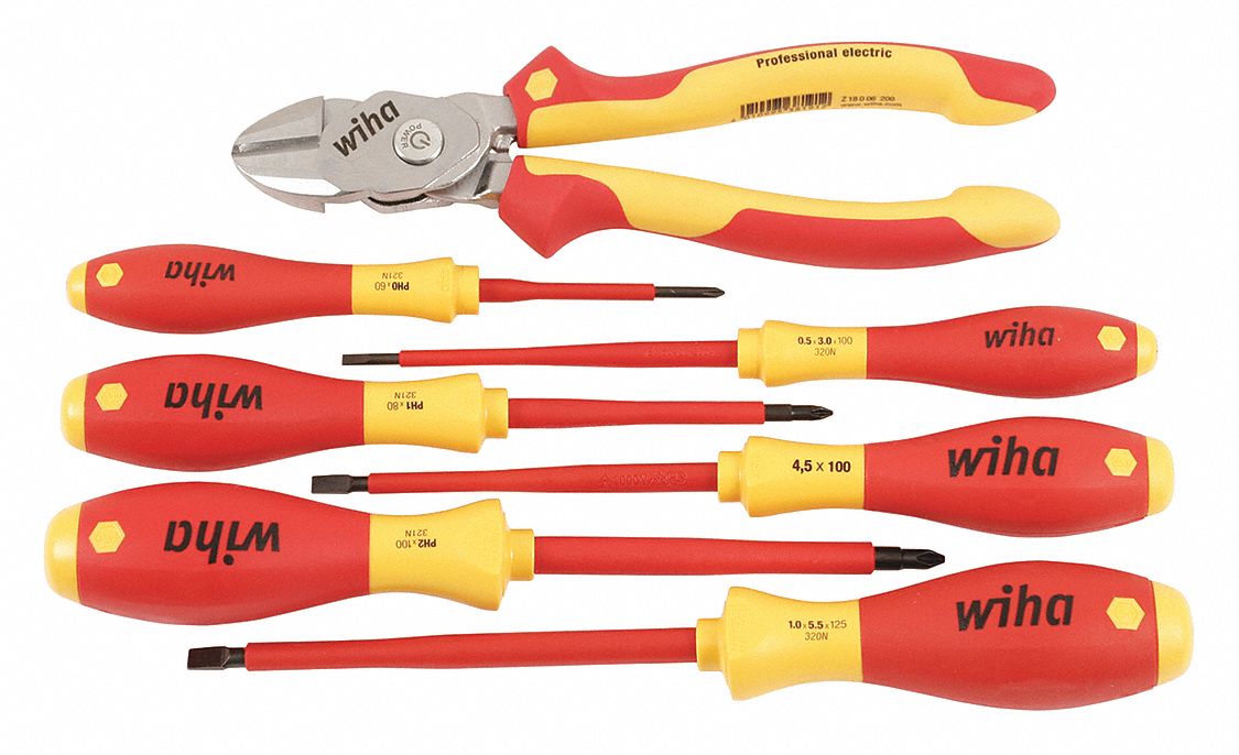 Insulated Tool Set 7 Pieces 1000VAC Max