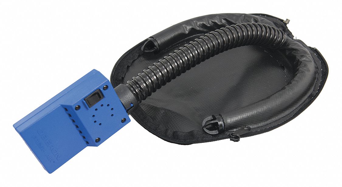 Hood Ventilation System Blue Black