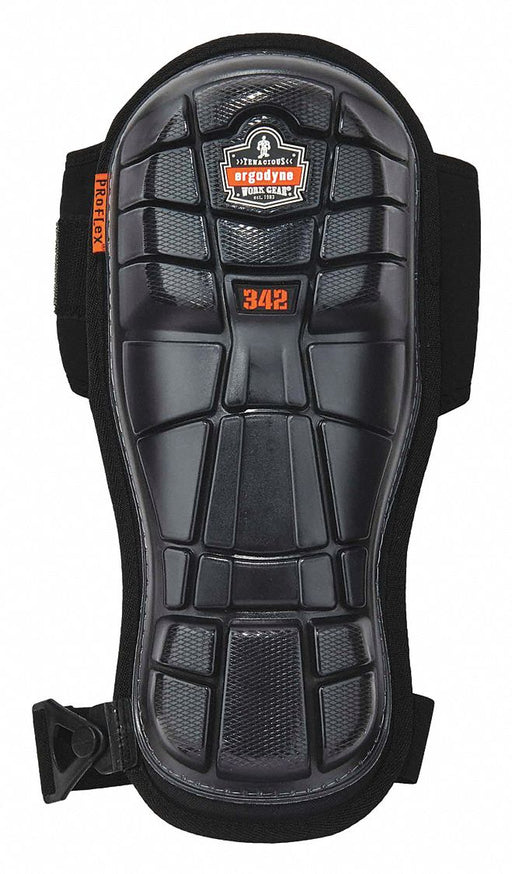 Knee Pad UNIV Clip Hook/Loop Black PR