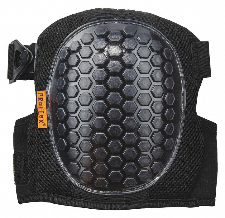 Knee Pad UNIV Clip Hook/Loop Black PR