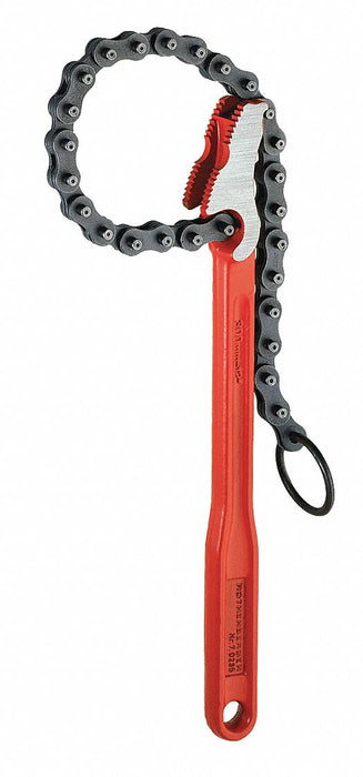 Chain Pipe Wrench Steel 4 Single End