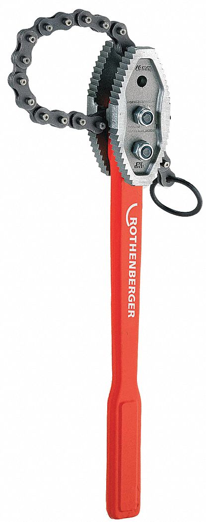 Chain Pipe Wrench Stel 8-3/5 Single End