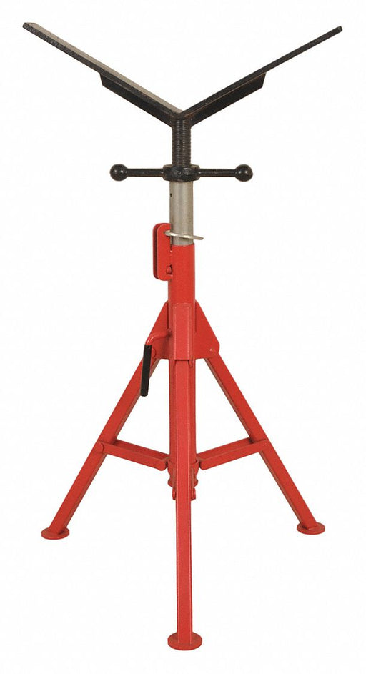 V-Head Pipe Stand 27 to 50 H