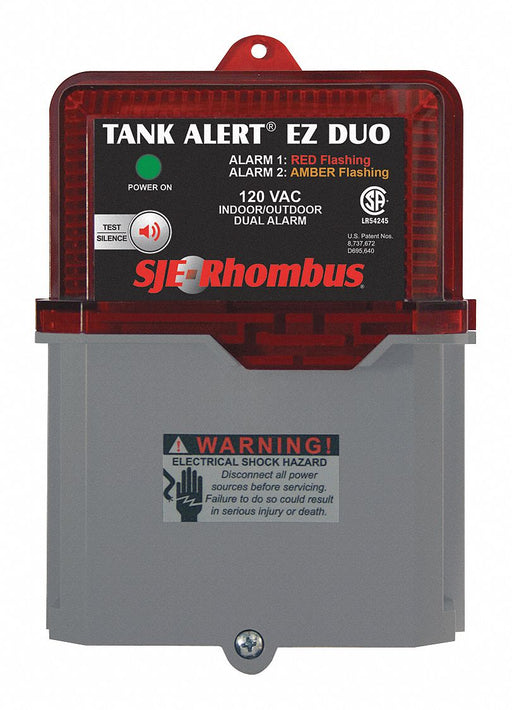 Dual Level Alarm 120VAC 5A 3.8W.82dB