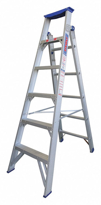 Dual Purpose Ladder 6 ft H Aluminum