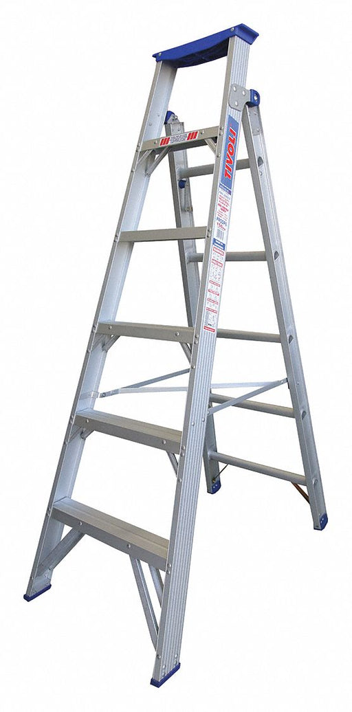 Dual Purpose Ladder 6 ft H Aluminum