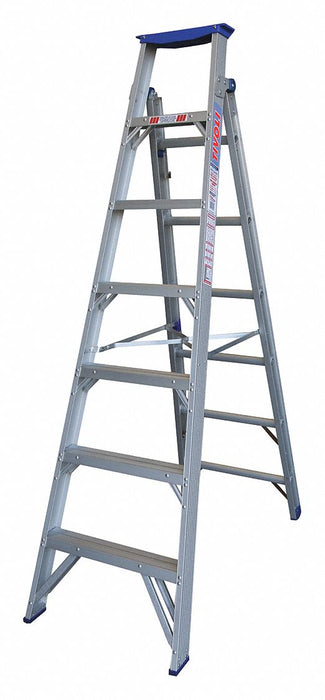Dual Purpose Ladder 7 ft H Aluminum