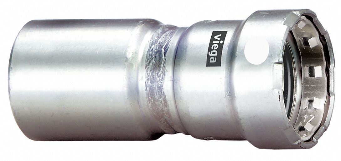 Strt SS FTG 1 in Press-fit 3/4 in
