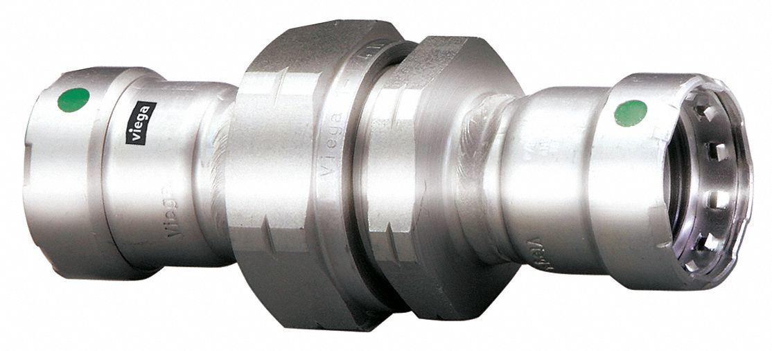 Strt SS Press-fit 1 1/2  1 1/2 
