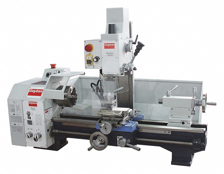 Lathe 1HP 5/8HP Mill 1Phase