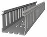 Wiring Duct Wide Slot Wall Gray 6 ft L