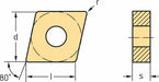 Diamond Turning Insert CNMG Carbide