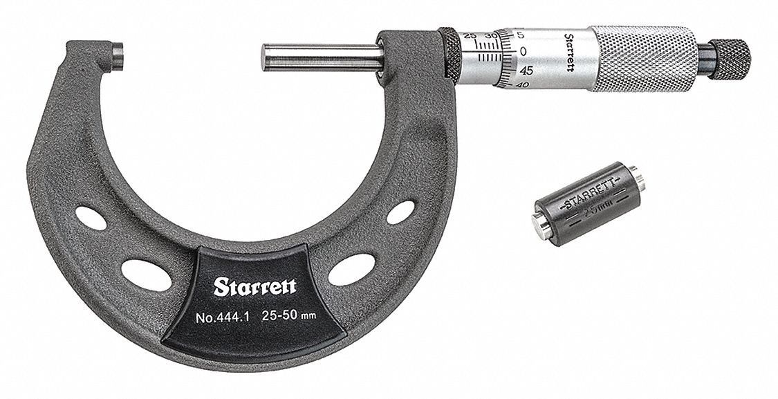 Outside Micrometer 25-50mm Range Ratchet