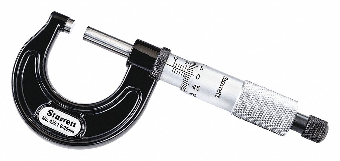 Outside Micrometer 0 to 25mm Range