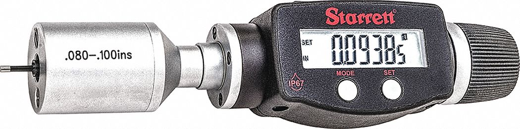 Internal Micrometer 0.080 to 0.100 Range