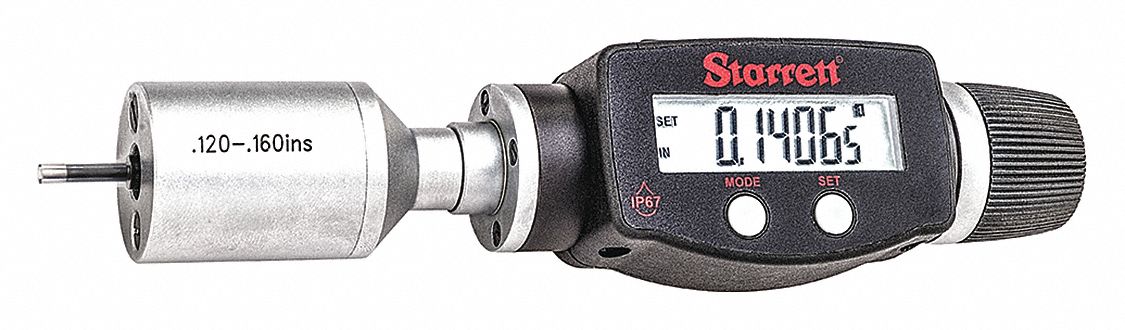 Internal Micrometer 0.120 to 0.160 Range