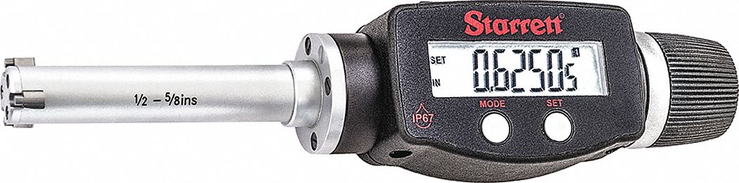 Internal Micrometer 1/2 to 5/8 Range
