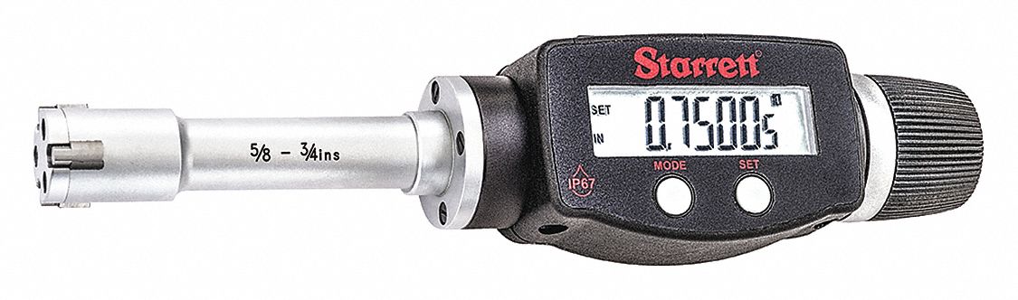 Internal Micrometer 5/8 to 3/4 Range