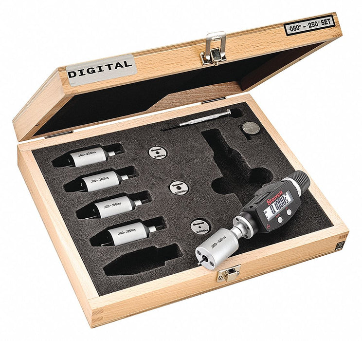 Micrometer Set 0.080 to 0.250 Range