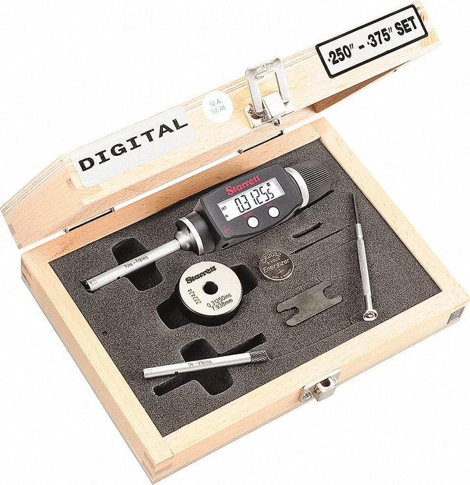 Micrometer Set 0.250 to 0.375 Range
