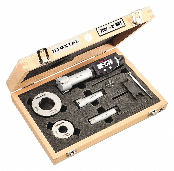 Inside Micrometer Set 0.750 to 2 Range