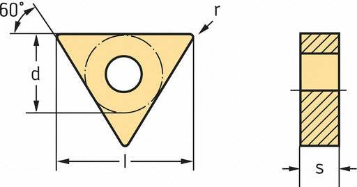 Triangle Turning Insert TNMG Carbide