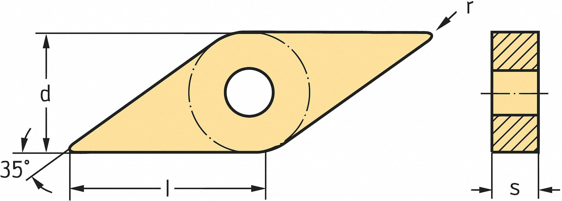 Diamond Turning Insert VNMG Carbide