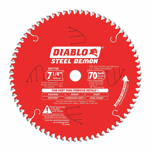 CircularSawBlade Carbide Dia 7.25 