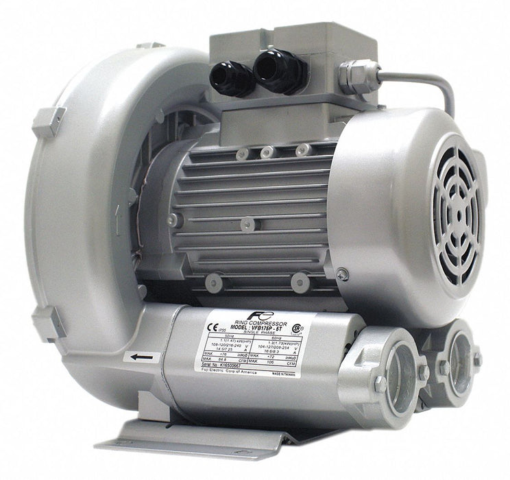 Regenerative Blower 1 3/4 hp 71.8 in wc