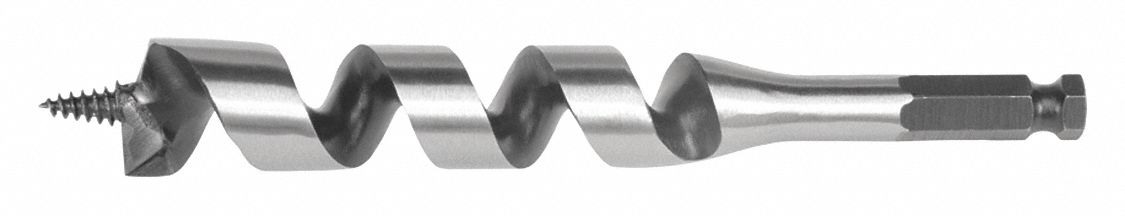 Auger Drill 1.125in Carbon Steel