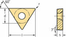 Triangle Turning Insert TCGT Carbide