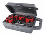 Hole Saw Kit 8pcs Sizes 0.875 -2.5 