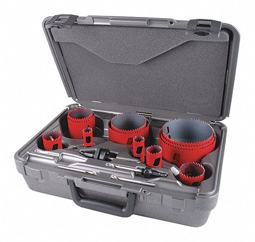 Hole Saw Kit 16pcs Sizes 0.75 -4.5 