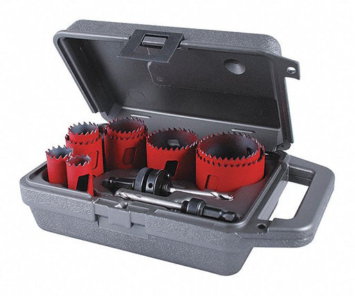 Hole Saw Kit 12pcs Sizes 0.75 -2.5 