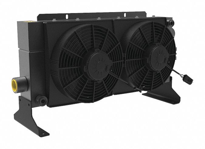 Forced Air Oil Cooler 12VDC 8 to 80 gpm
