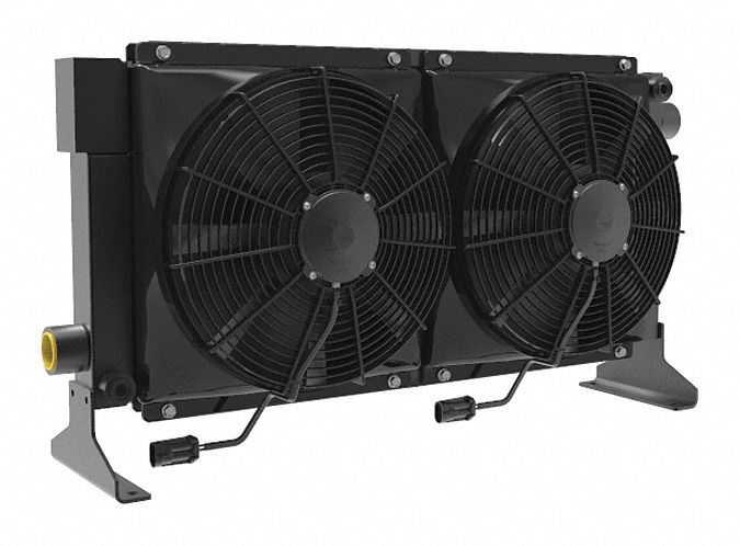 Forced Air Oil Cooler 12VDC 4 to 50 gpm