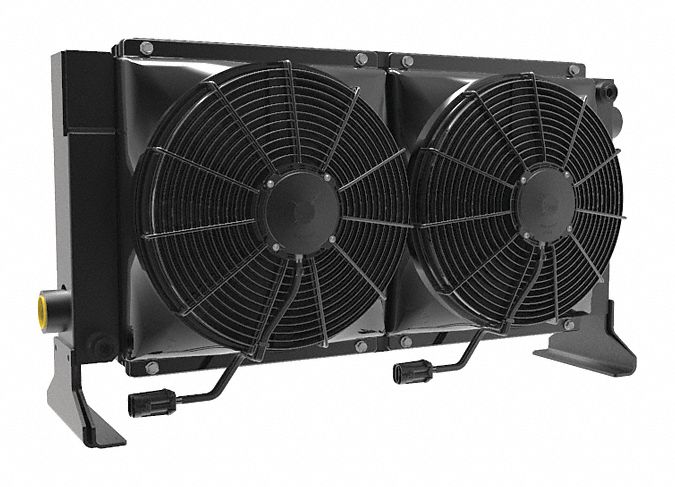 Forced Air Oil Cooler 12VDC 8 to 80 gpm