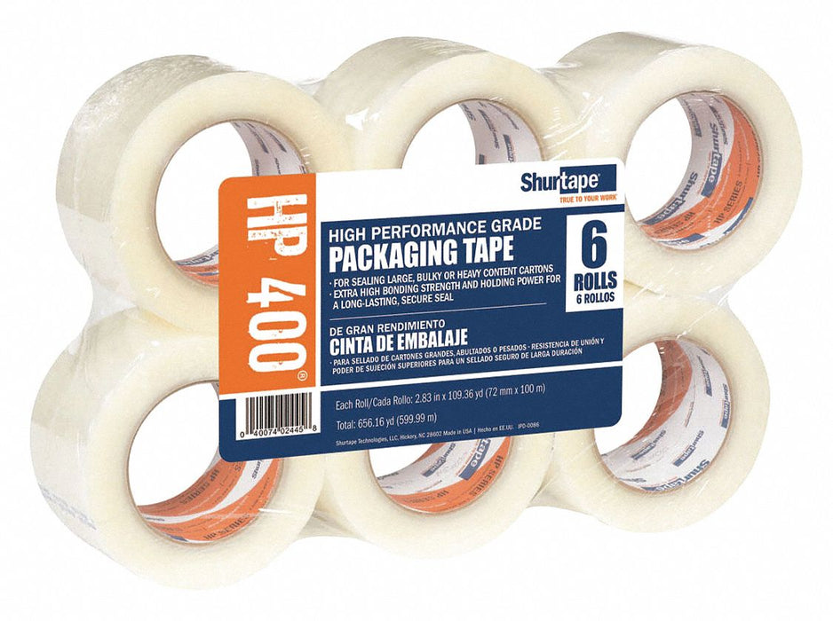 Carton Sealing Tape 2.5 mil Clear PK6