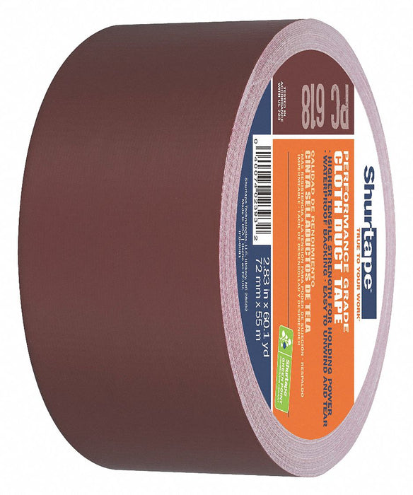 Duct Tape Red 60-1/8 yd L 2-7/8 in W