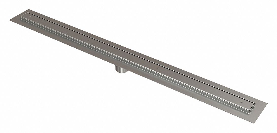 Shower Drain 3 3/8 in Body H SS