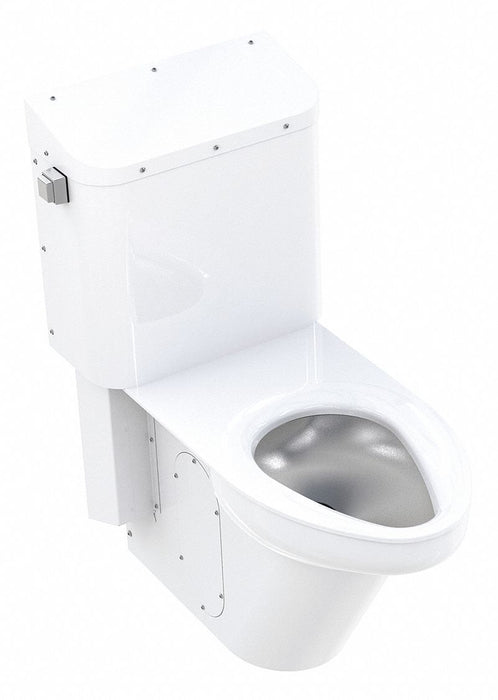 Ligature Resistant Toilet White Top Spud