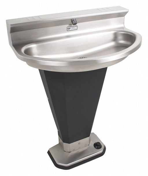 WashFountain 27.5inL 17.25inW Blk/Silver