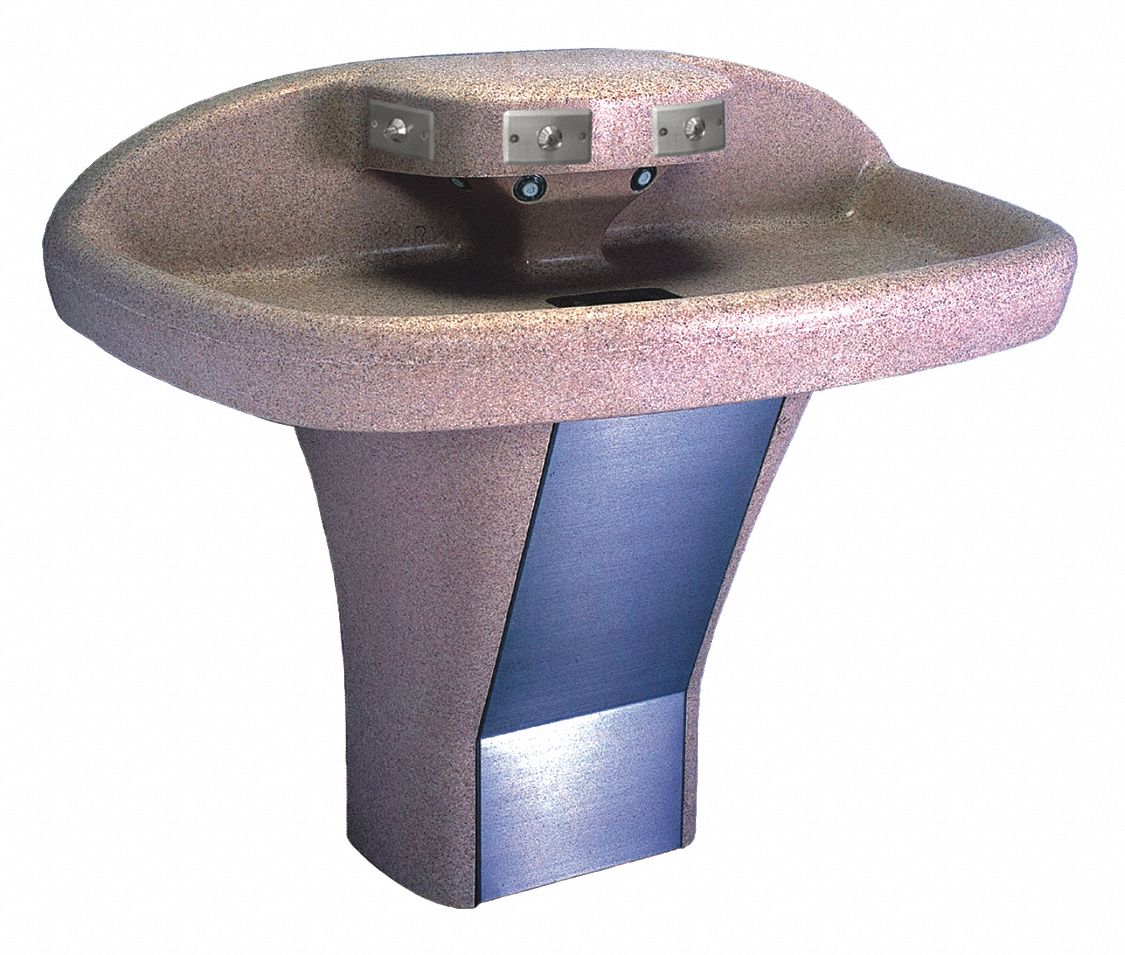 Wash Fountain 46 in L 26 in W Granite